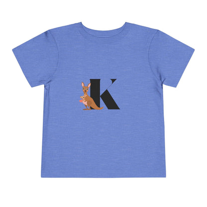 Alphabet Adventures: Letter K - Kangaroo Toddler T-shirt - Whippie's