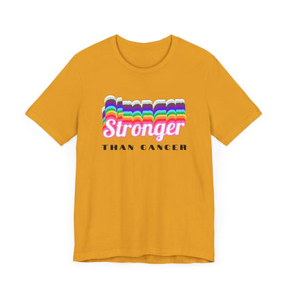 💪 Stronger Than Cancer 🎗️ Unisex Jersey Tee ✨ Show your support, wear your strength. - Whippie's