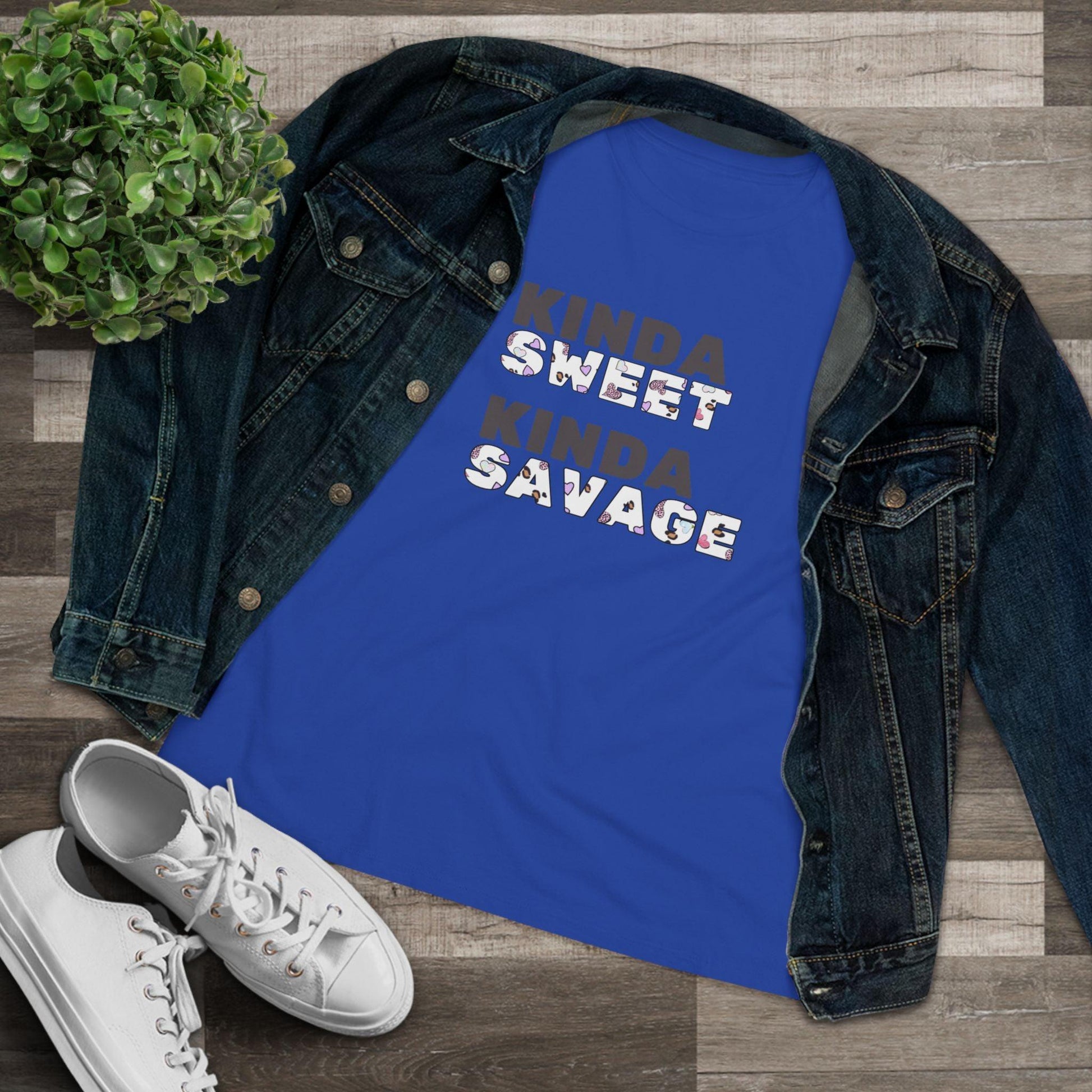 ✨ Kinda SWEET Kinda SAVAGE 😎 Women's Tee 💖 - Whippie's