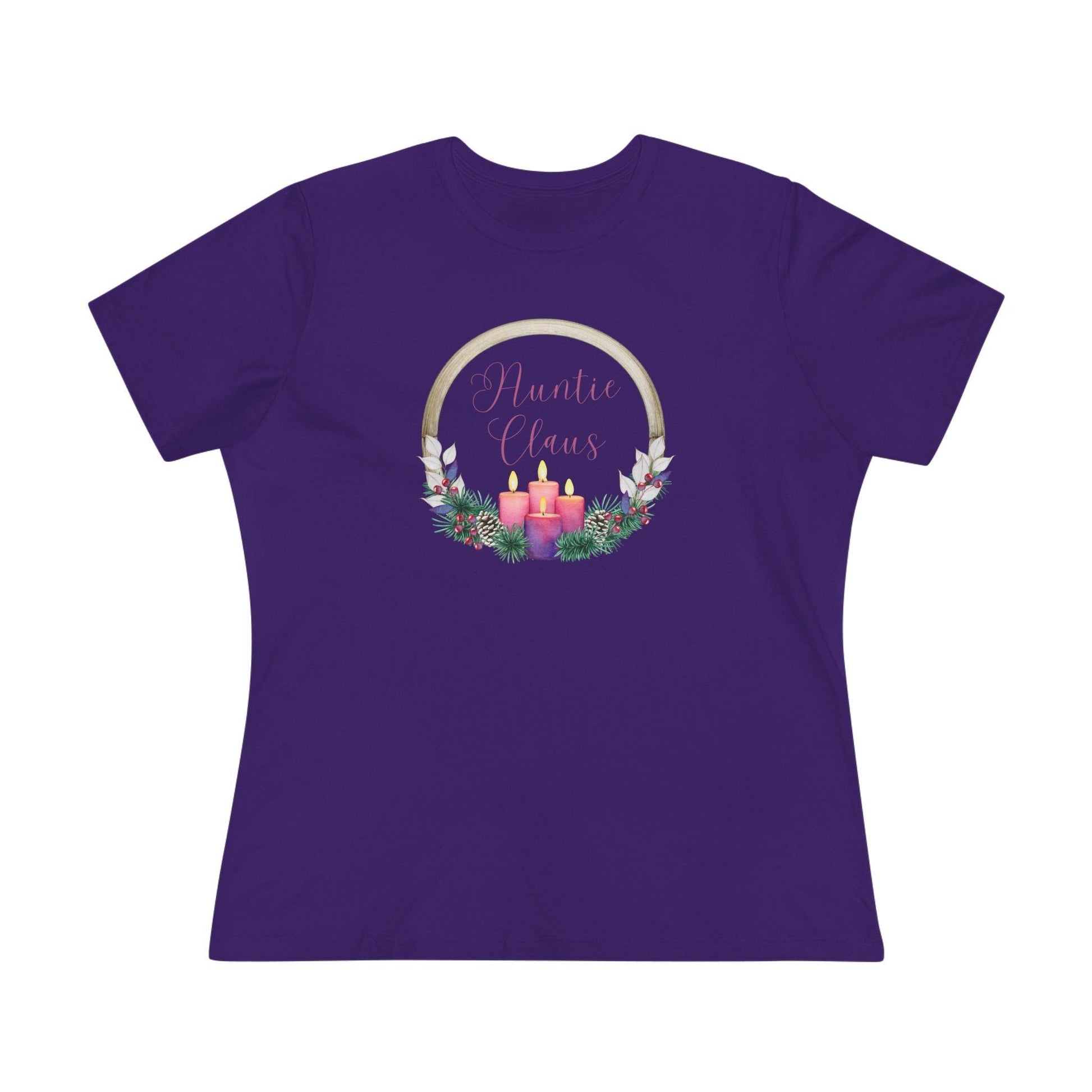 Auntie Claus - Christmas Cheer! 🤶🎄 Women's Softstyle Tee - Whippie's
