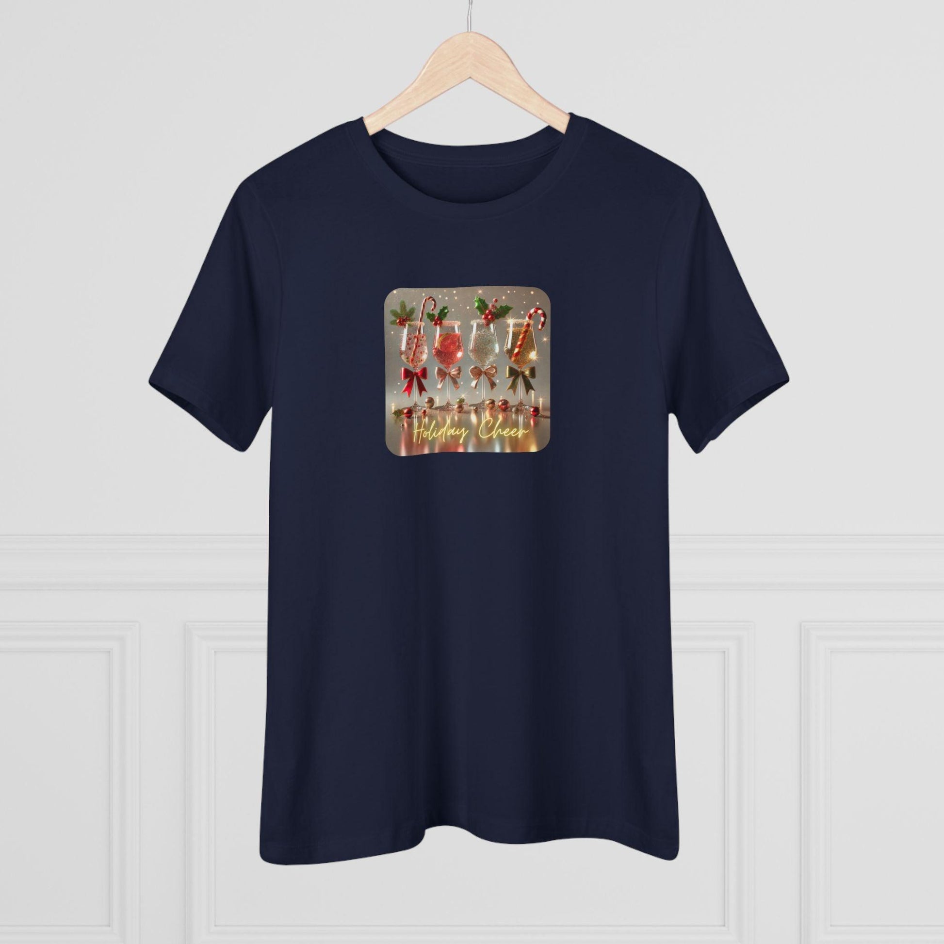 Holiday Cheer - Sip, Smile, Repeat 🥂🎄 - Women's Softstyle Tee - Whippie's
