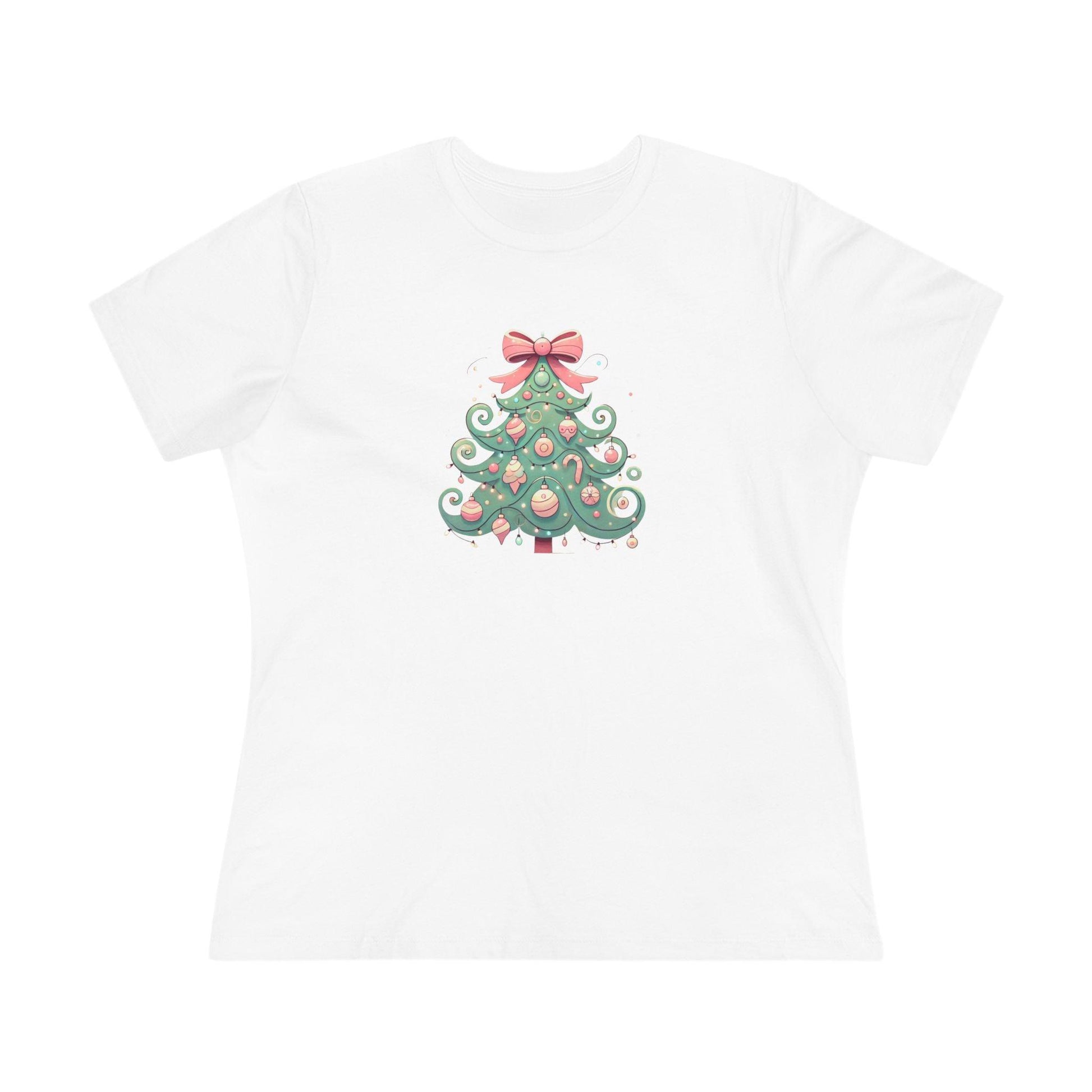 🎄💖 Pastel Dream Christmas Tree ✨🎀 - Women's Softstyle Tee - Whippie's