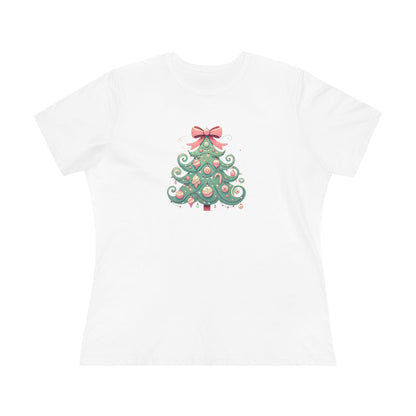 🎄💖 Pastel Dream Christmas Tree ✨🎀 - Women's Softstyle Tee - Whippie's