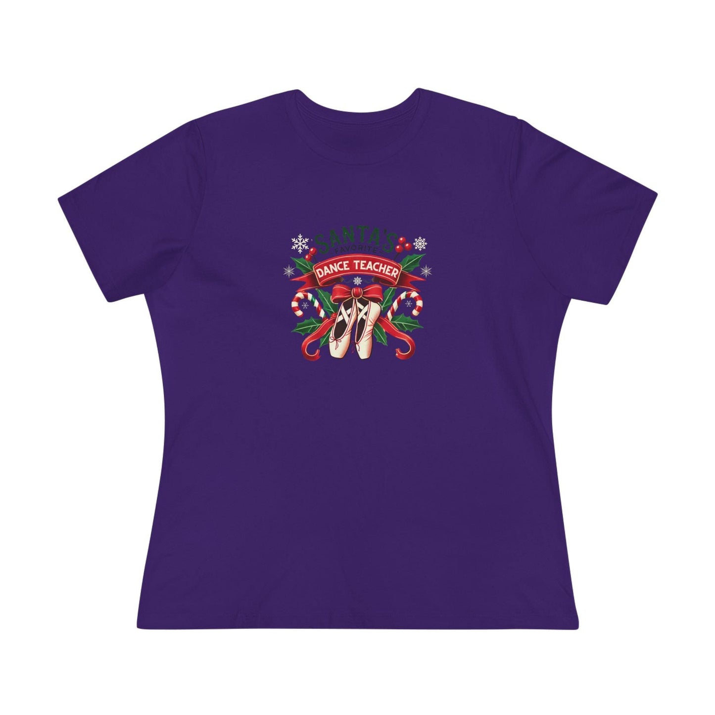 Santa's Favorite Dance Teacher Women's Softstyle Tee