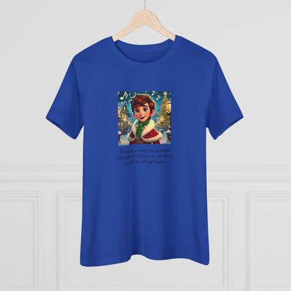 Caroler - Christmas Cheer - BHB Boy - Women's Tee - Whippie's