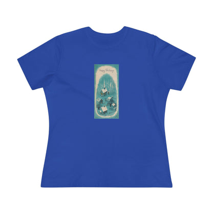 Happy Holidays - Vintage Village - Women's Tee - Whippie's