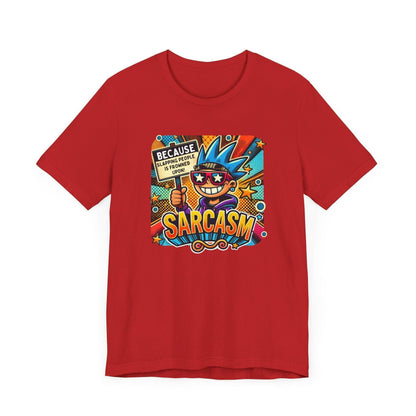 🎭 Sarcasm: It's Better Than Slapping 😉 Unisex Jersey Tee ✨ - Whippie's