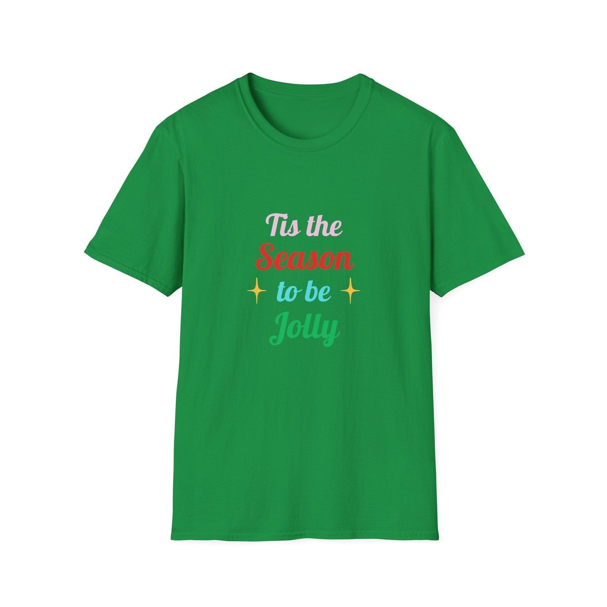Tis the Season to Be Jolly' 🎶: Celebrate the Holidays in Style! 🎄🎉 - Unisex Softstyle T-shirt - Whippie's