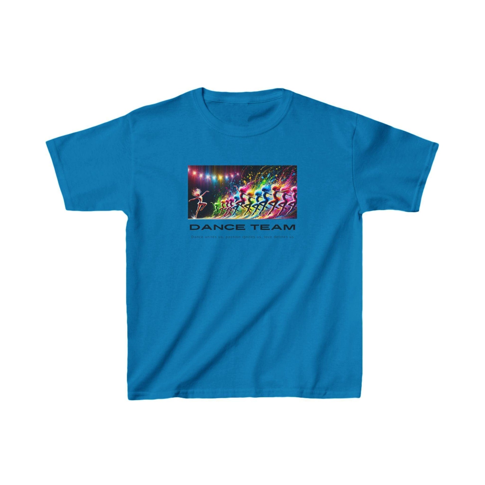 Dance Team: Dance unites us, passion ignites us, love defines us! 👧🏻👦🏾 Kids Heavy Cotton™ Tee 🎨 - Whippie's