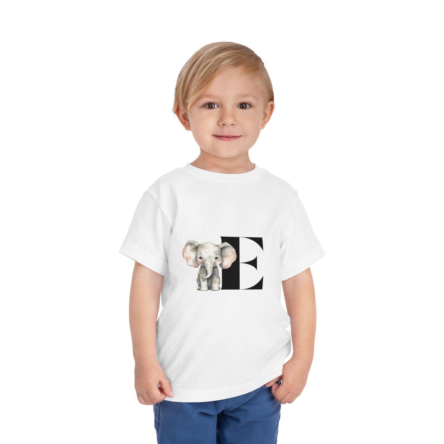 Alphabet Adventures: Letter E - Elephant Toddler T-shirt - Whippie's