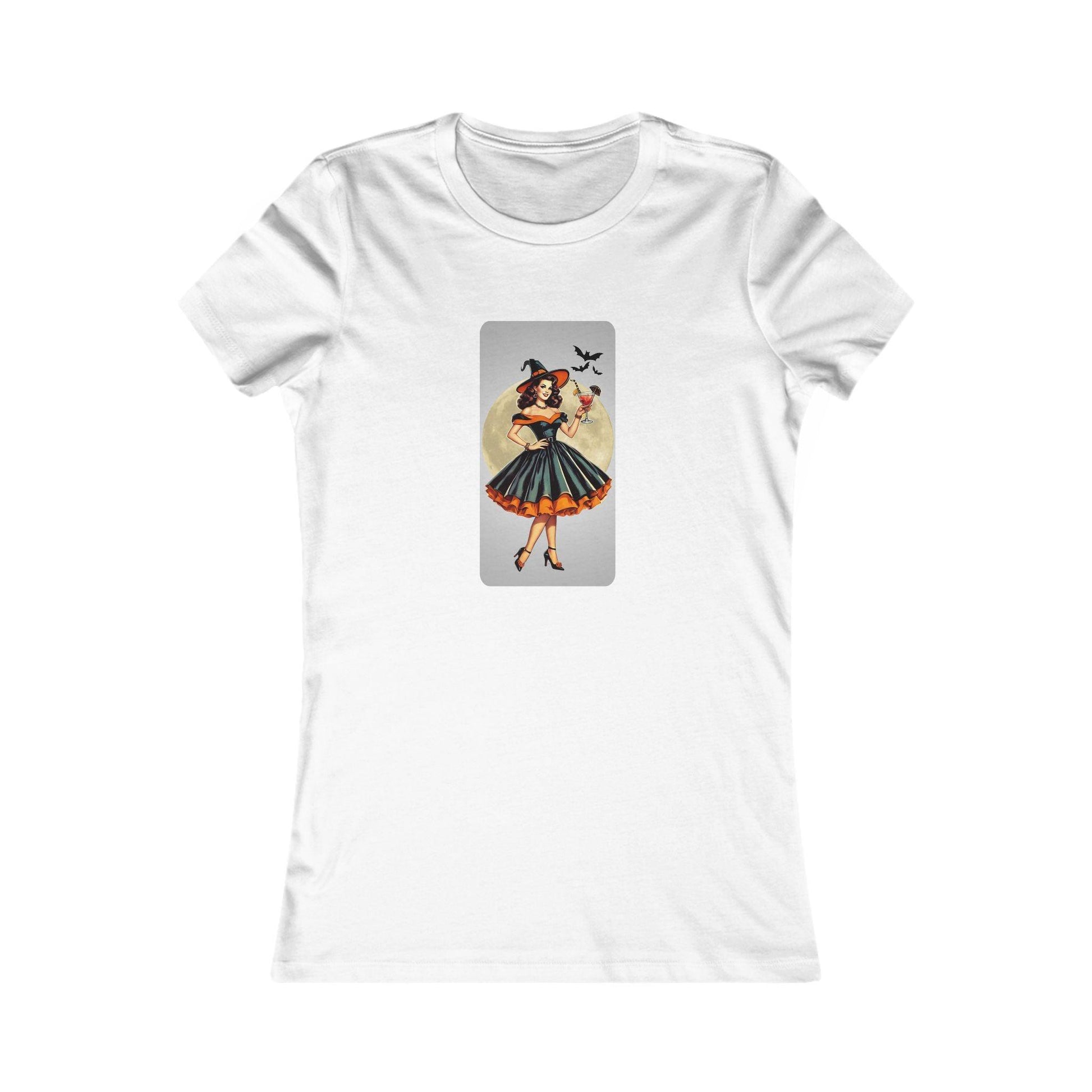 Bewitching Glamour Women's Favorite Tee - A Retro Halloween Dream 🍸✨ - Whippie's