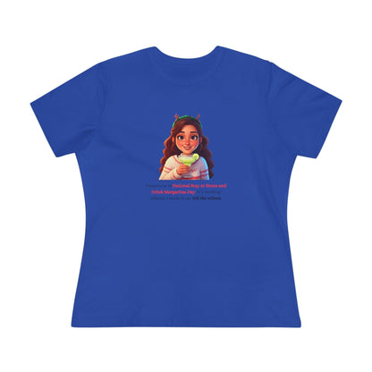 Margarita Day, It's Official (Because I Said So!) - Christmas Cheer 🍹 - Women's Cotton Tee 🍹 - Whippie's