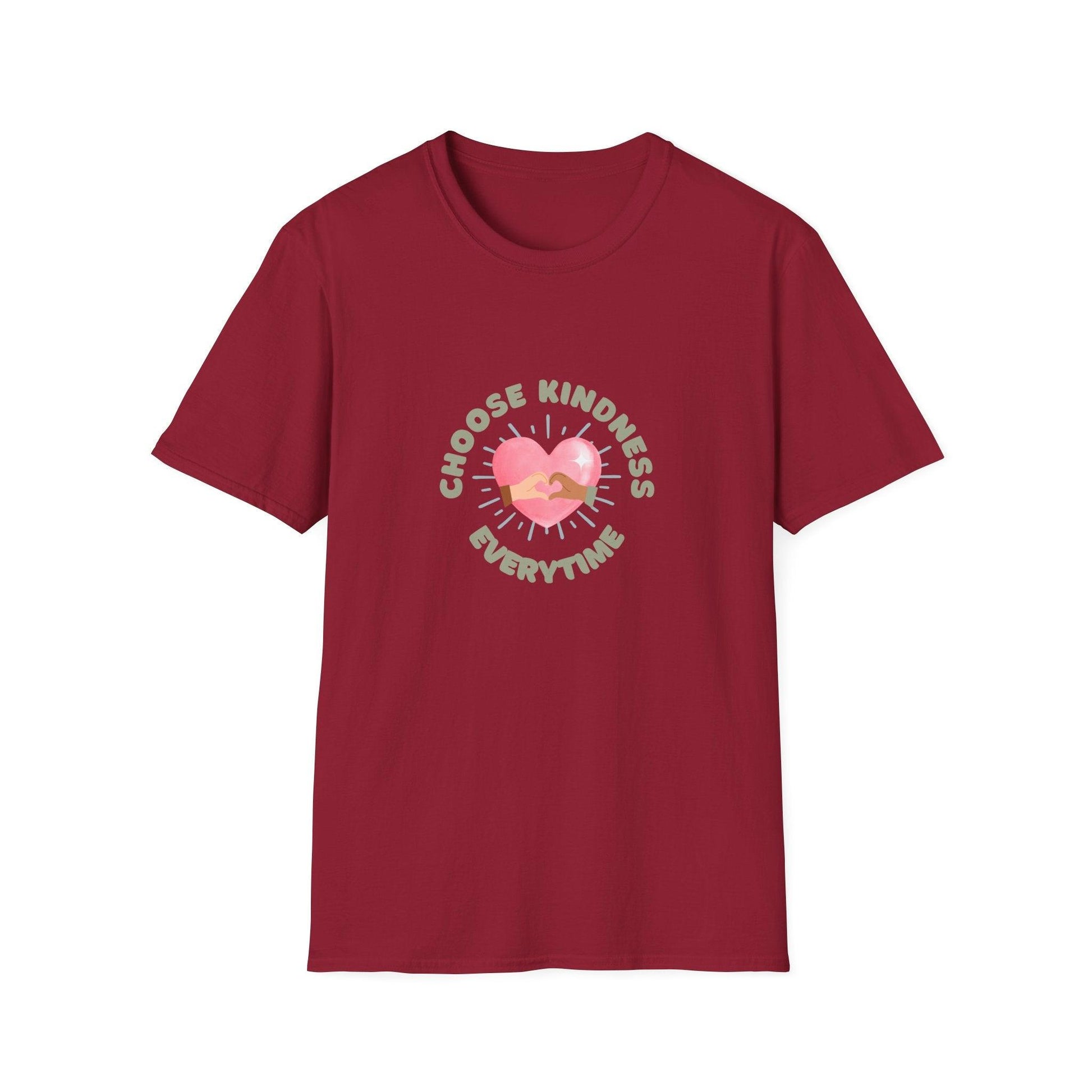 Choose Kindness Everytime - Spread the Love ❤️ - Unisex T-Shirt - Whippie's
