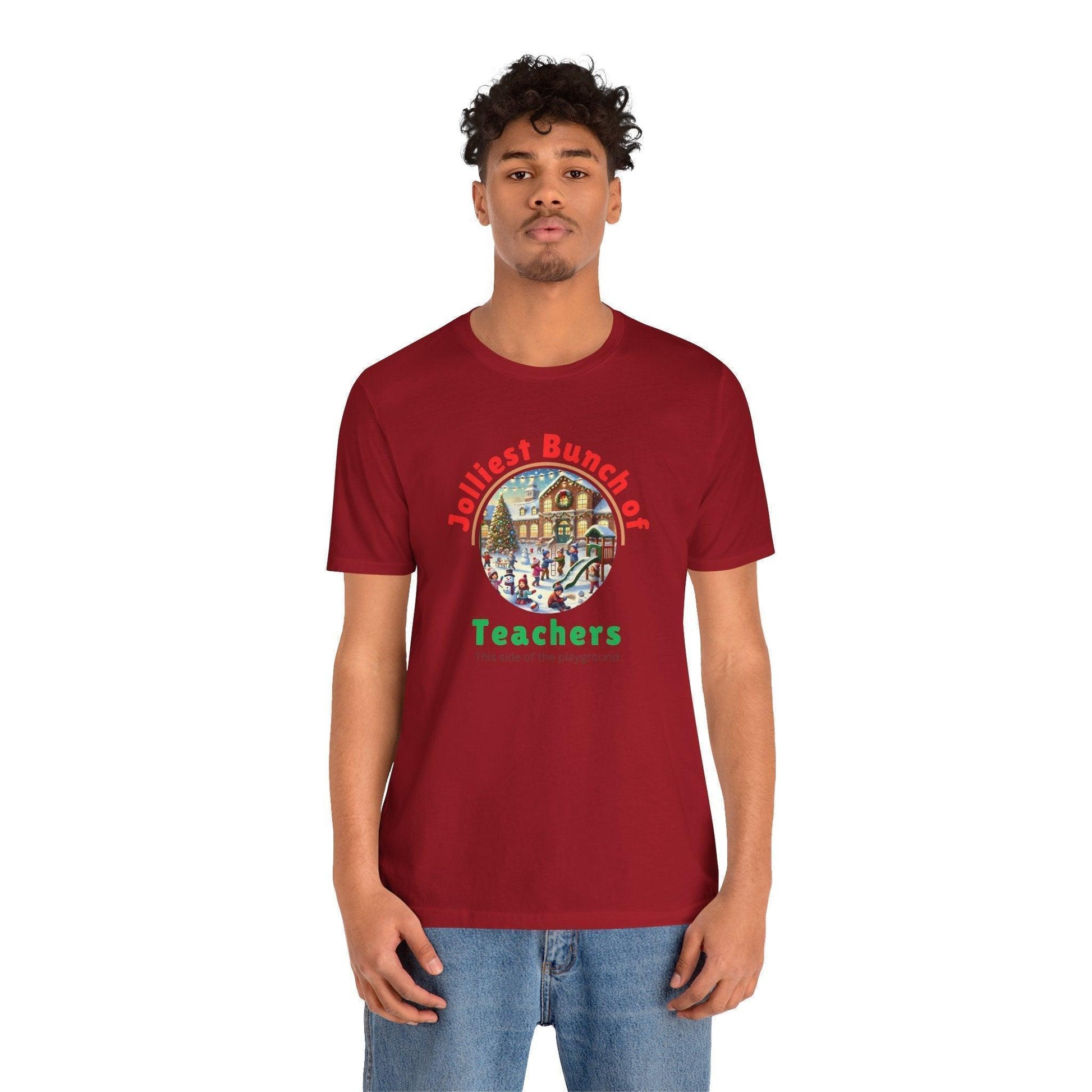 🌴 Jolly Bunch of Teachers ☀️ Unisex Jersey Tee 🧑‍🏫 - Winter Wonderland - Whippie's