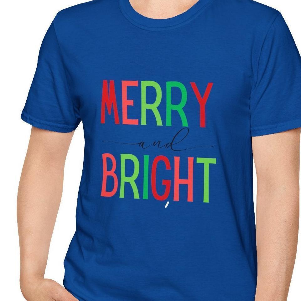 Merry and Bright Unisex Tee 🌈✨ - Whippie's