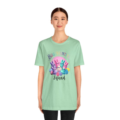 Egg Hunting Squad Unisex Jersey Tee - 🐣🐰 Hop into Easter Fun! 🐰🐣 - Whippie's
