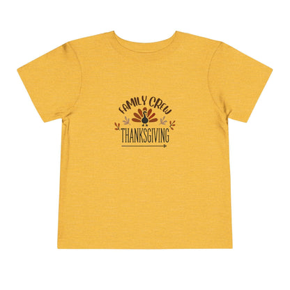 Thanksgiving Family Crew - Toddler Short Sleeve Tee - Whippie's