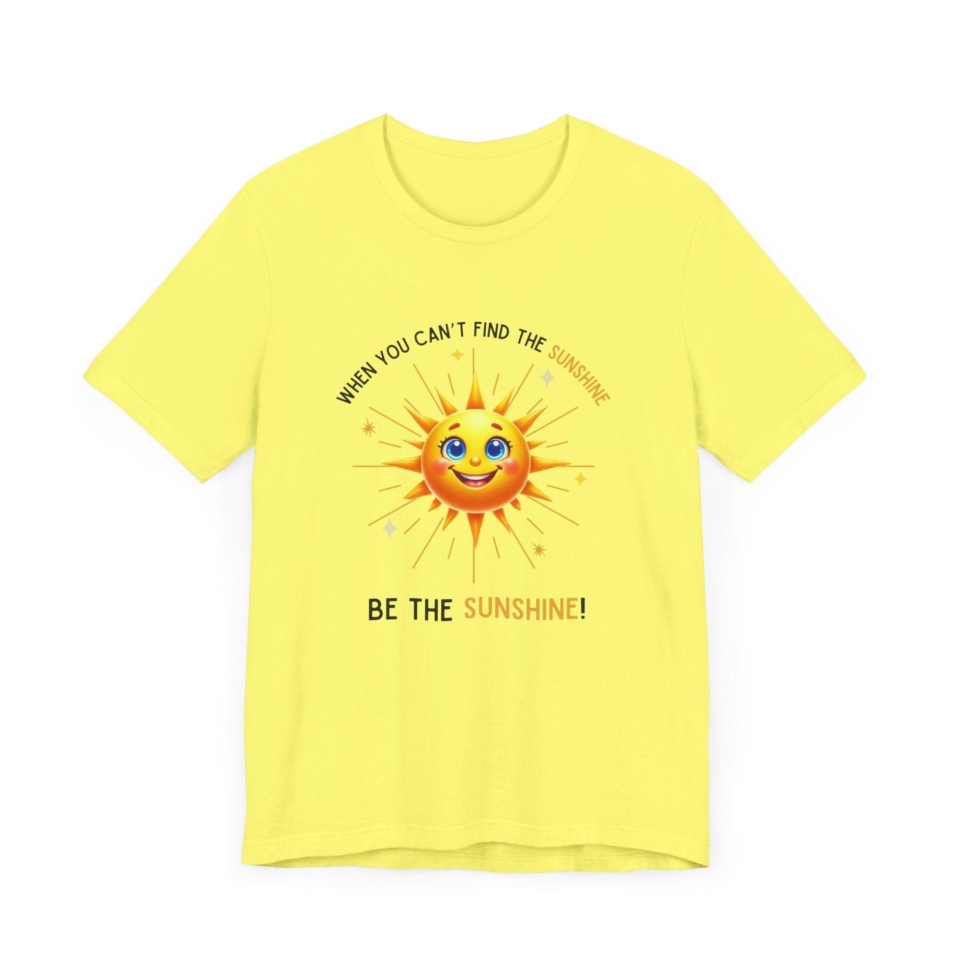 Be the Sunshine - Unisex Jersey Tee - ☀️ Let Your Inner Light Shine! ☀️ - Whippie's