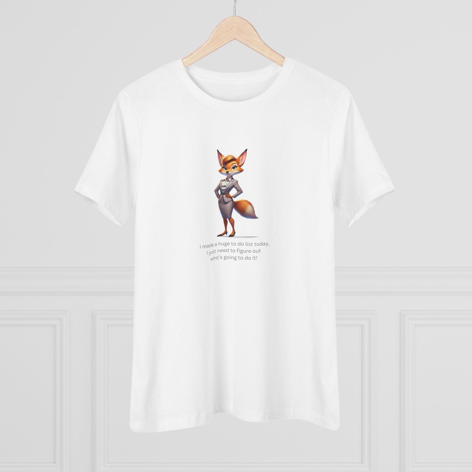 "To-Do List" Women's Tee - Who's Doing This?! 🦊📝 - Women's Tee - Whippie's