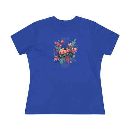Friendsgiving Whimsical Pumpkin - Women's Softstyle Tee - Whippie's