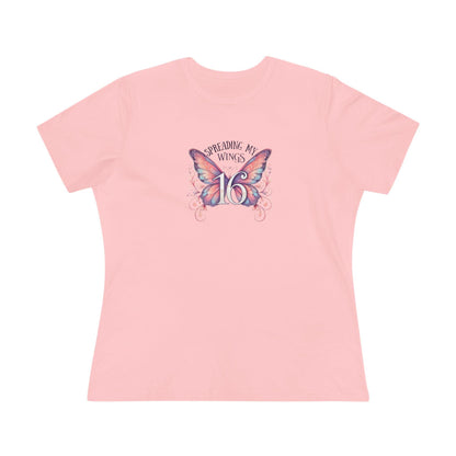 Spread My Wings at 16 - Soaring into a New Chapter 🦋 - Women's Softstyle Tee - Whippie's