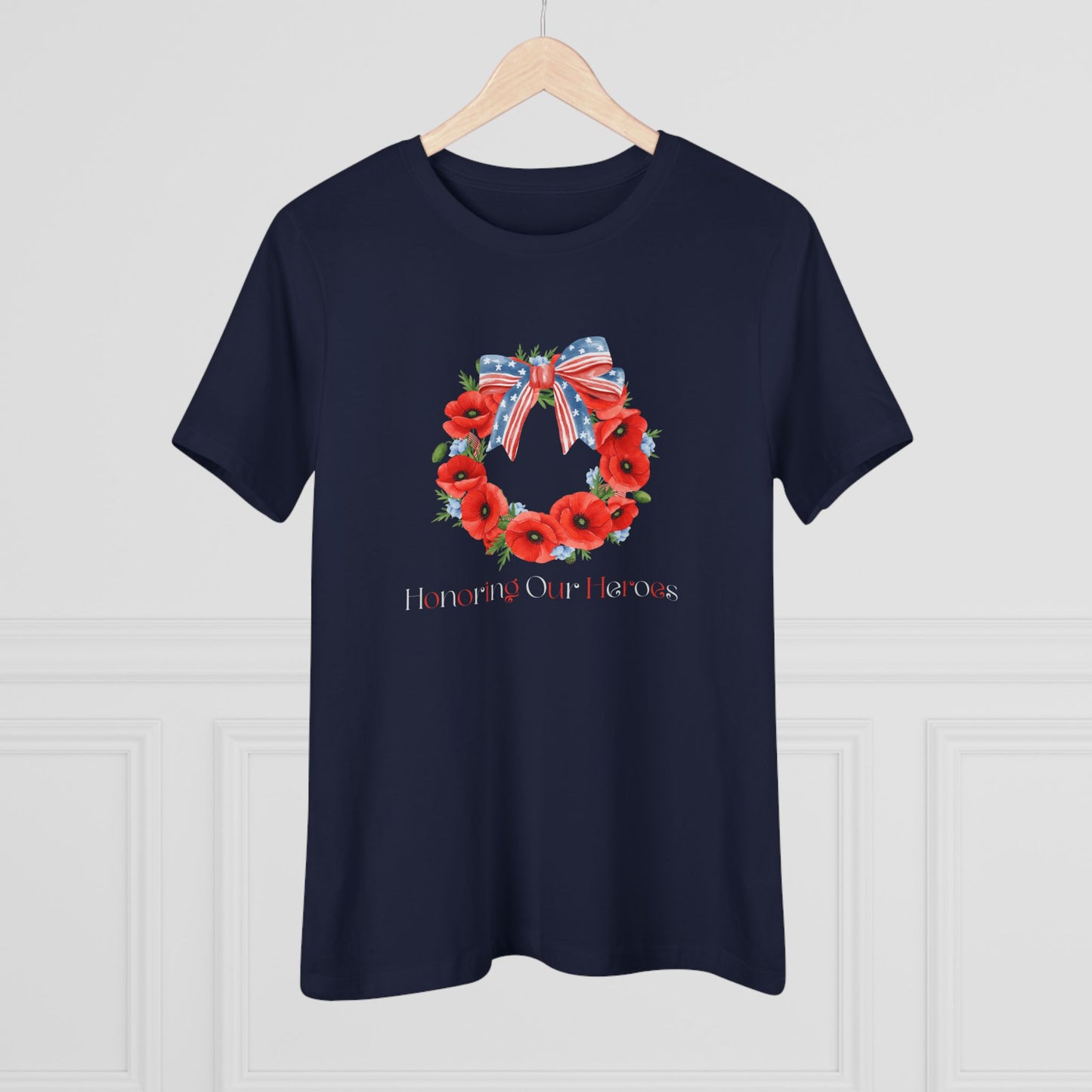 Memorial Day 'Honoring Our Heroes' Wreath - Women's Tee