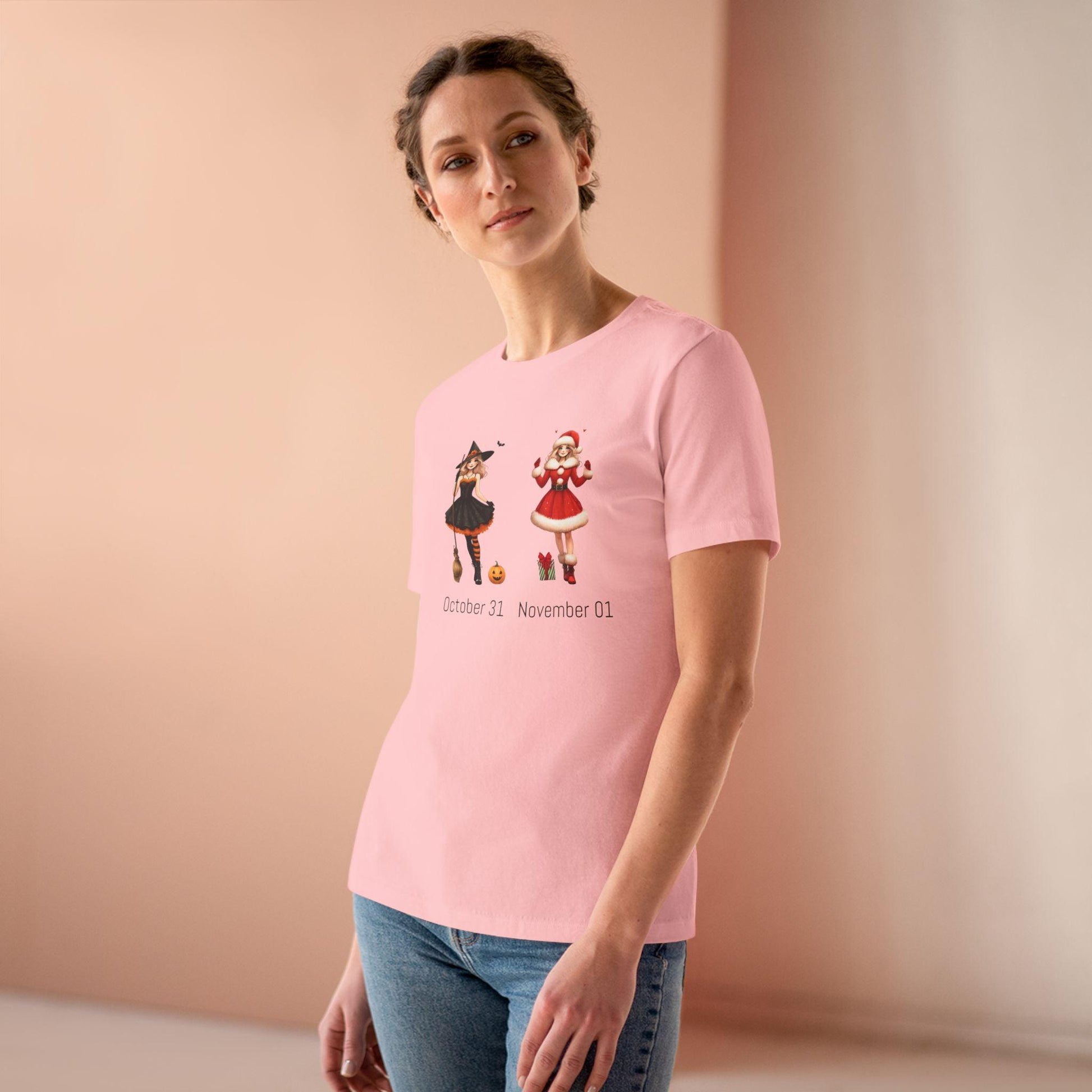 From Halloween to Holidays Women's Softstyle Tee 🎄🎃 - Whippie's