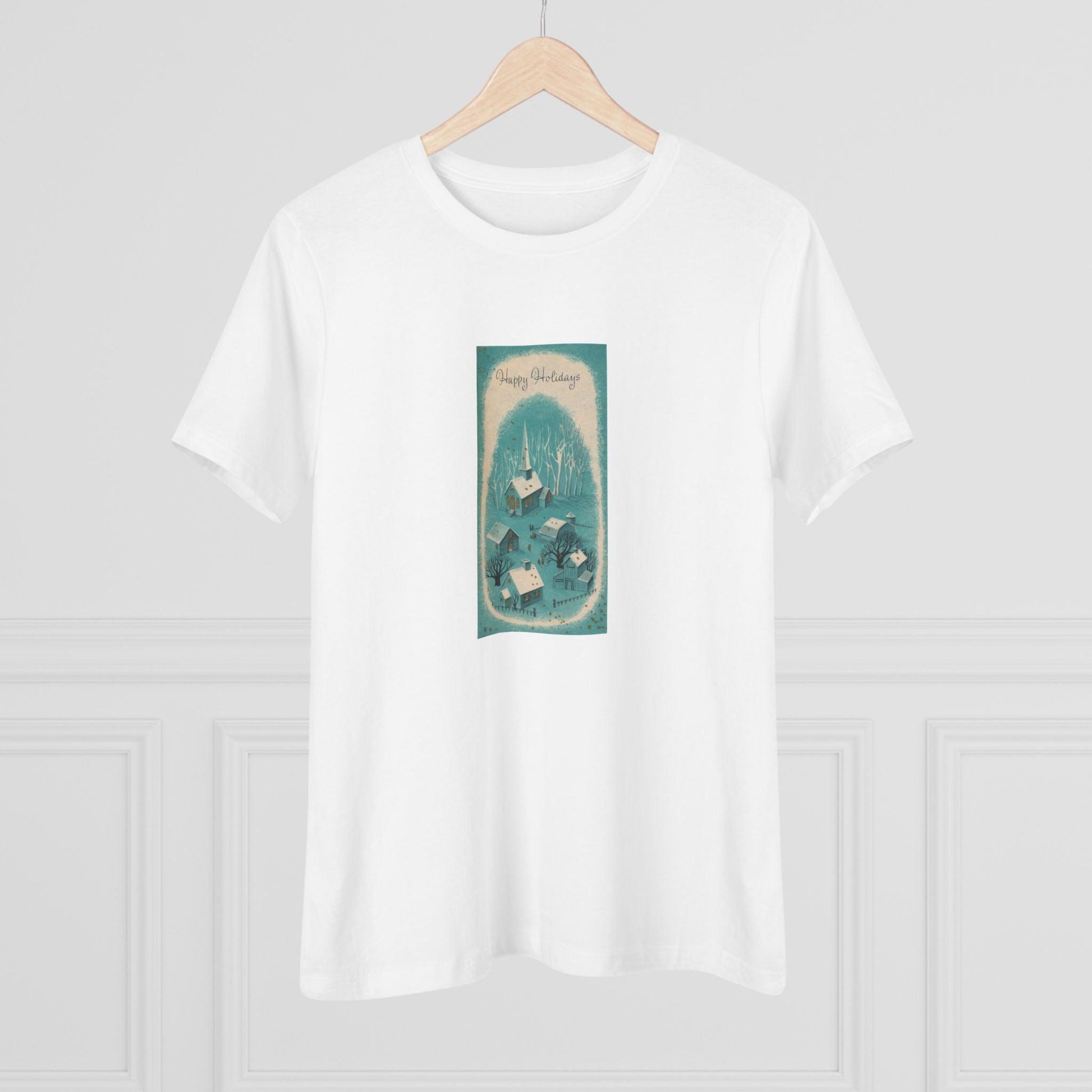Happy Holidays - Vintage Village - Women's Tee - Whippie's