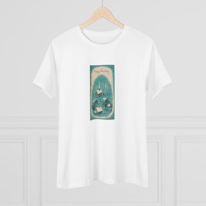 Happy Holidays - Vintage Village - Women's Tee - Whippie's