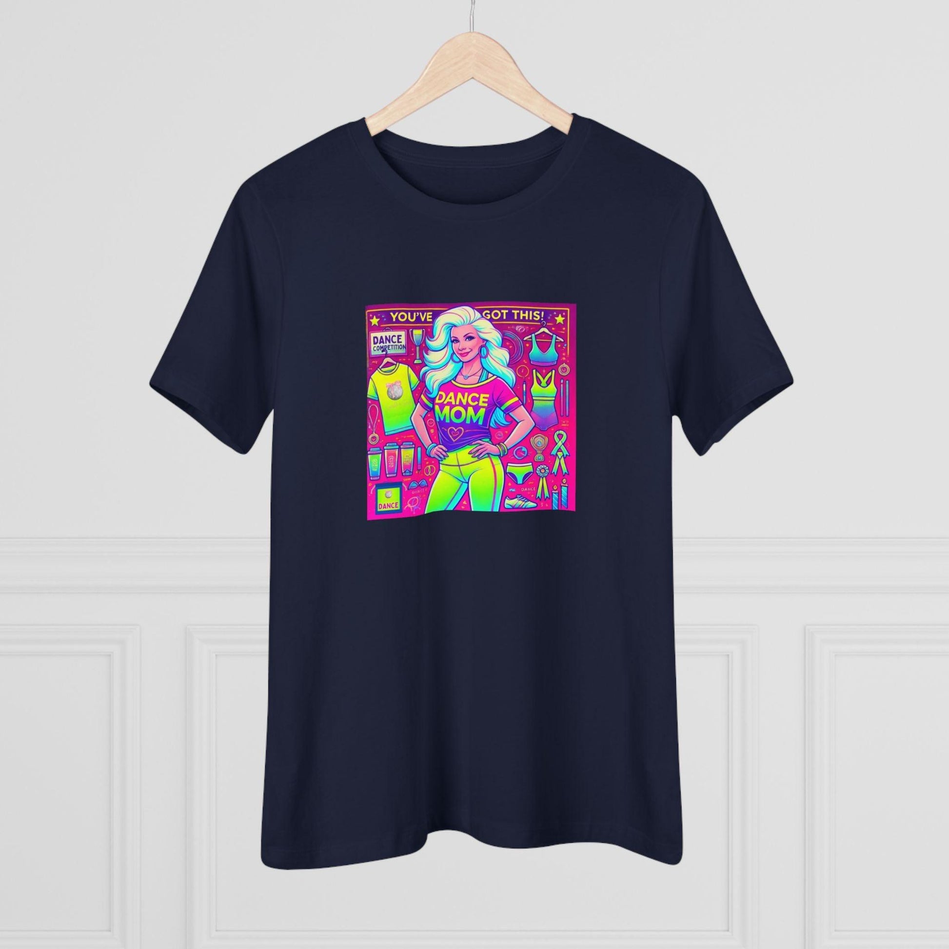 Dance Mom Magic (White Hair) - A Colorful Celebration 🌈 - Women's Softstyle Tee - Whippie's
