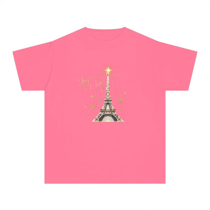 ✨ Joyeux Noël Youth Midweight Tee 🗼 A touch of Parisian elegance for your little one. - Whippie's