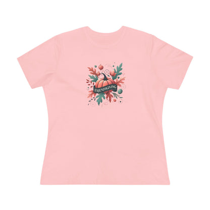 Friendsgiving Whimsical Pumpkin - Women's Softstyle Tee - Whippie's