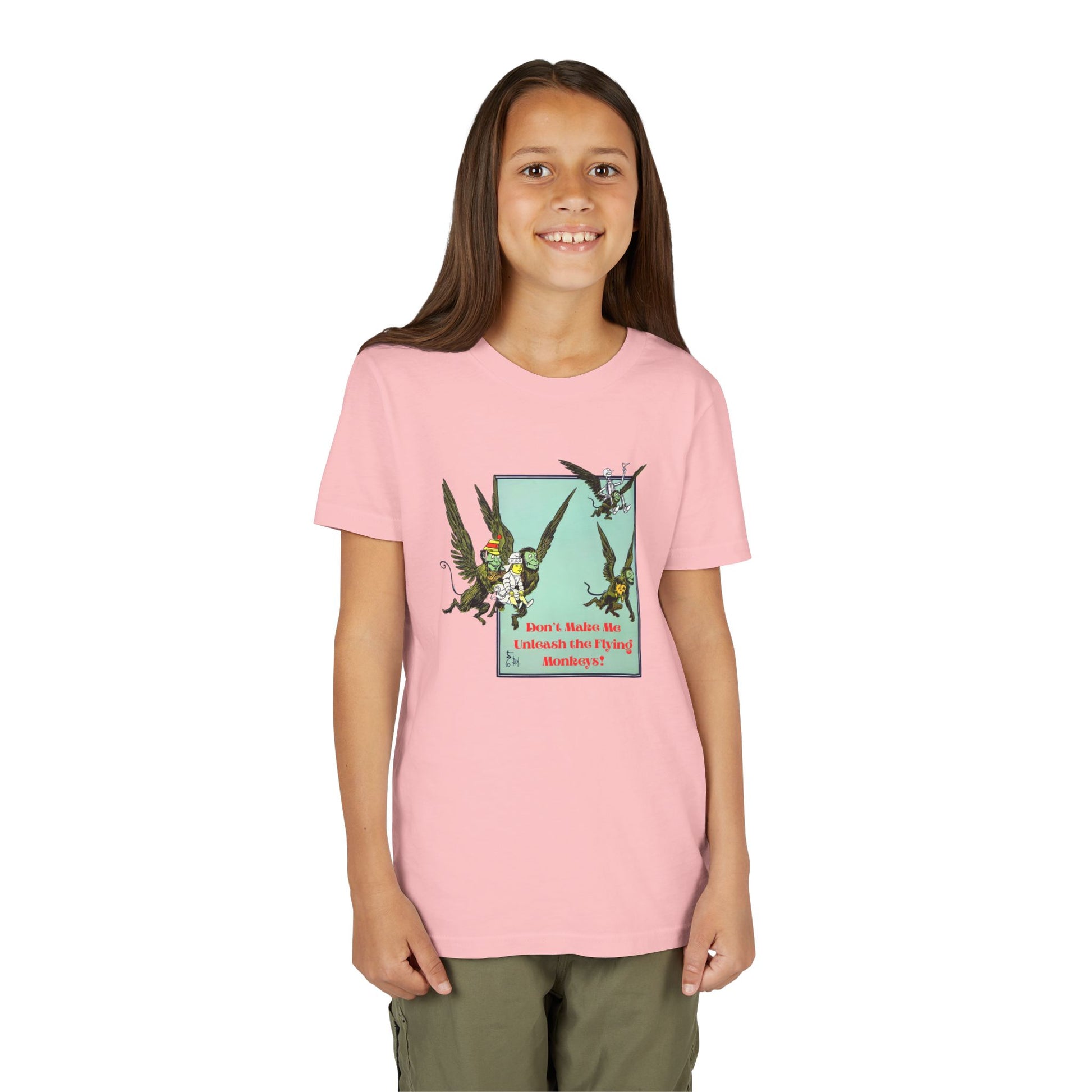 Wizard of Oz Don't Make Me Unleash the Flying Monkeys - Youth T-shirt - Whippie's