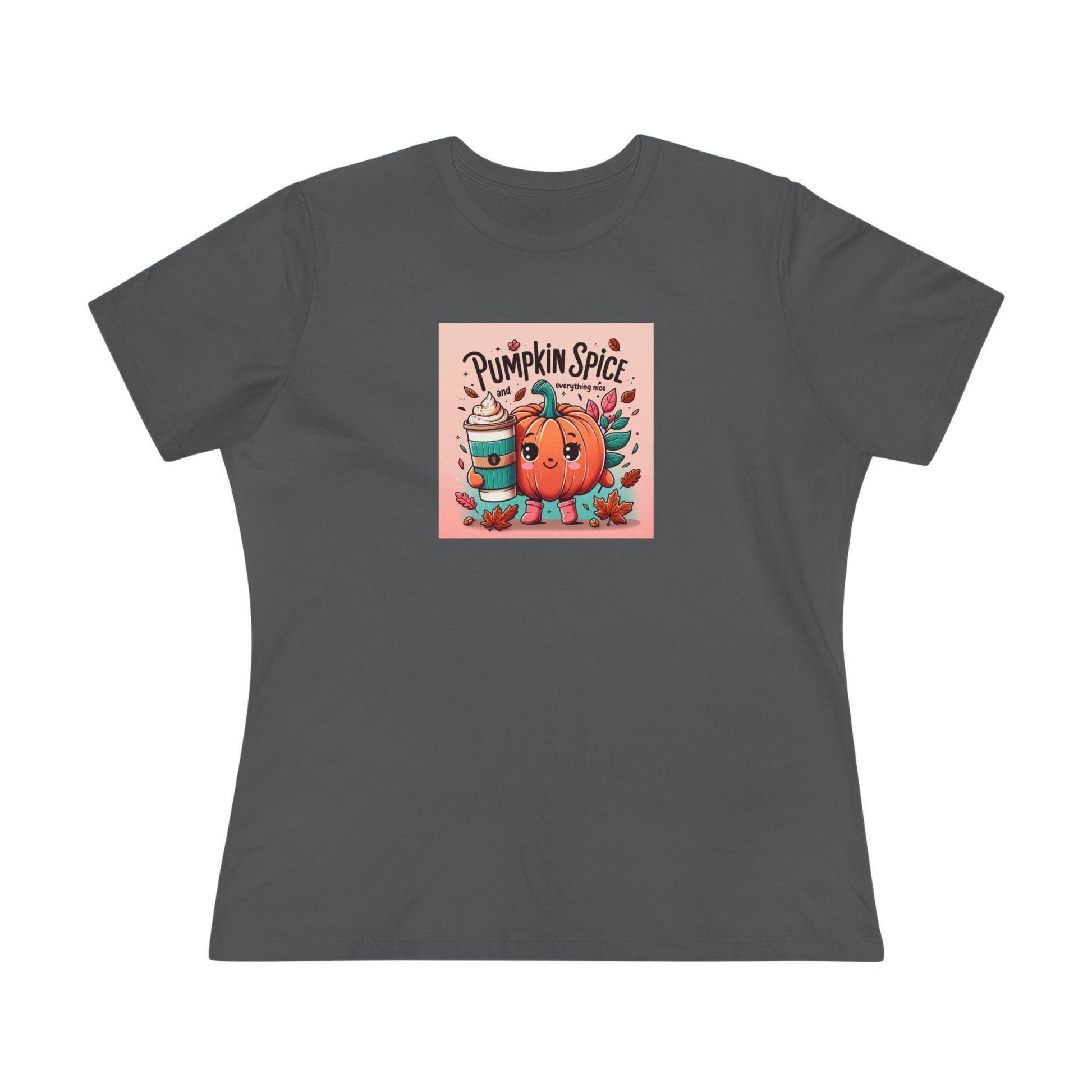 Cute Pumpkin: Pumpkin Spice and Everything Nice - Women's Softstyle Tee - Whippie's