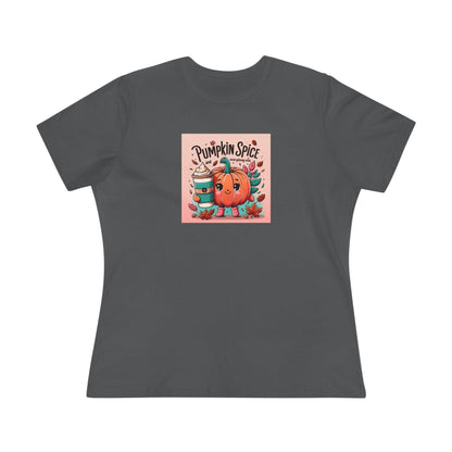 Cute Pumpkin: Pumpkin Spice and Everything Nice - Women's Softstyle Tee - Whippie's