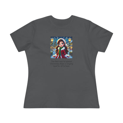 Caroler - Christmas Cheer - BHLBE Girl - Women's Tee - Whippie's