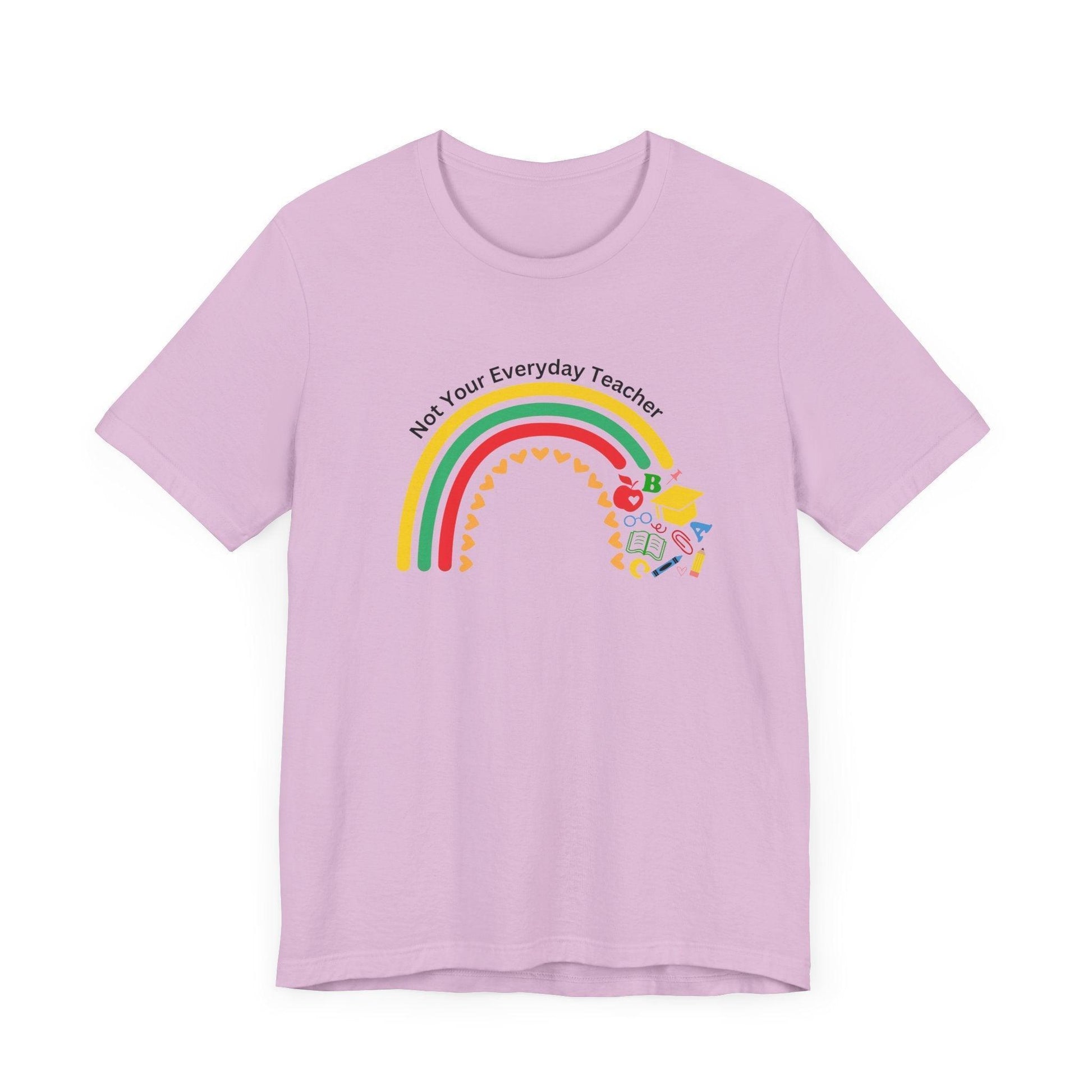 🌈 Not Your Everyday Teacher ❤️ Unisex Jersey Tee ✨ - Whippie's