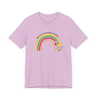 🌈 Not Your Everyday Teacher ❤️ Unisex Jersey Tee ✨ - Whippie's