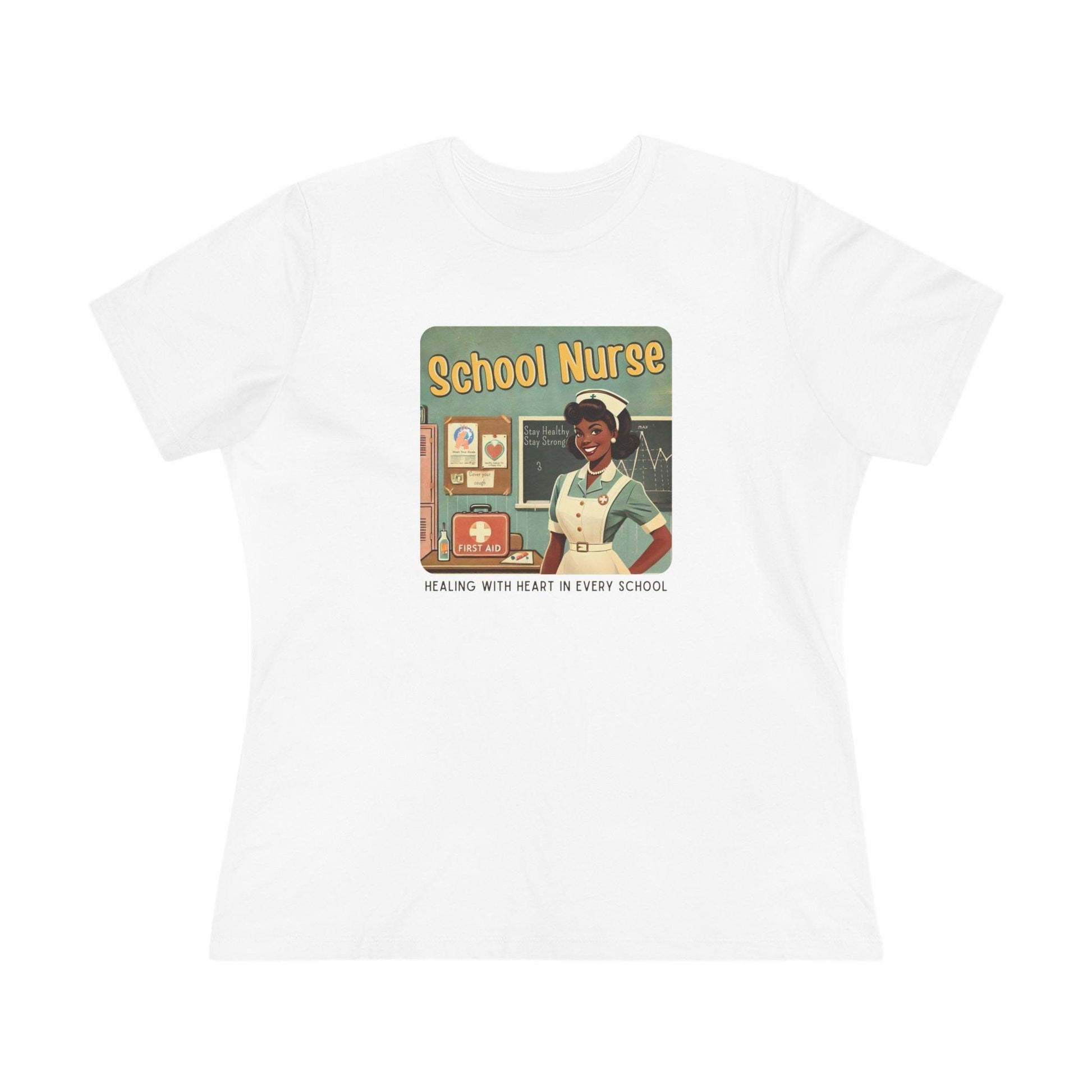 School Nurse Hero Tee (2) - Healing with Heart in Every School 🩺❤️ - Whippie's