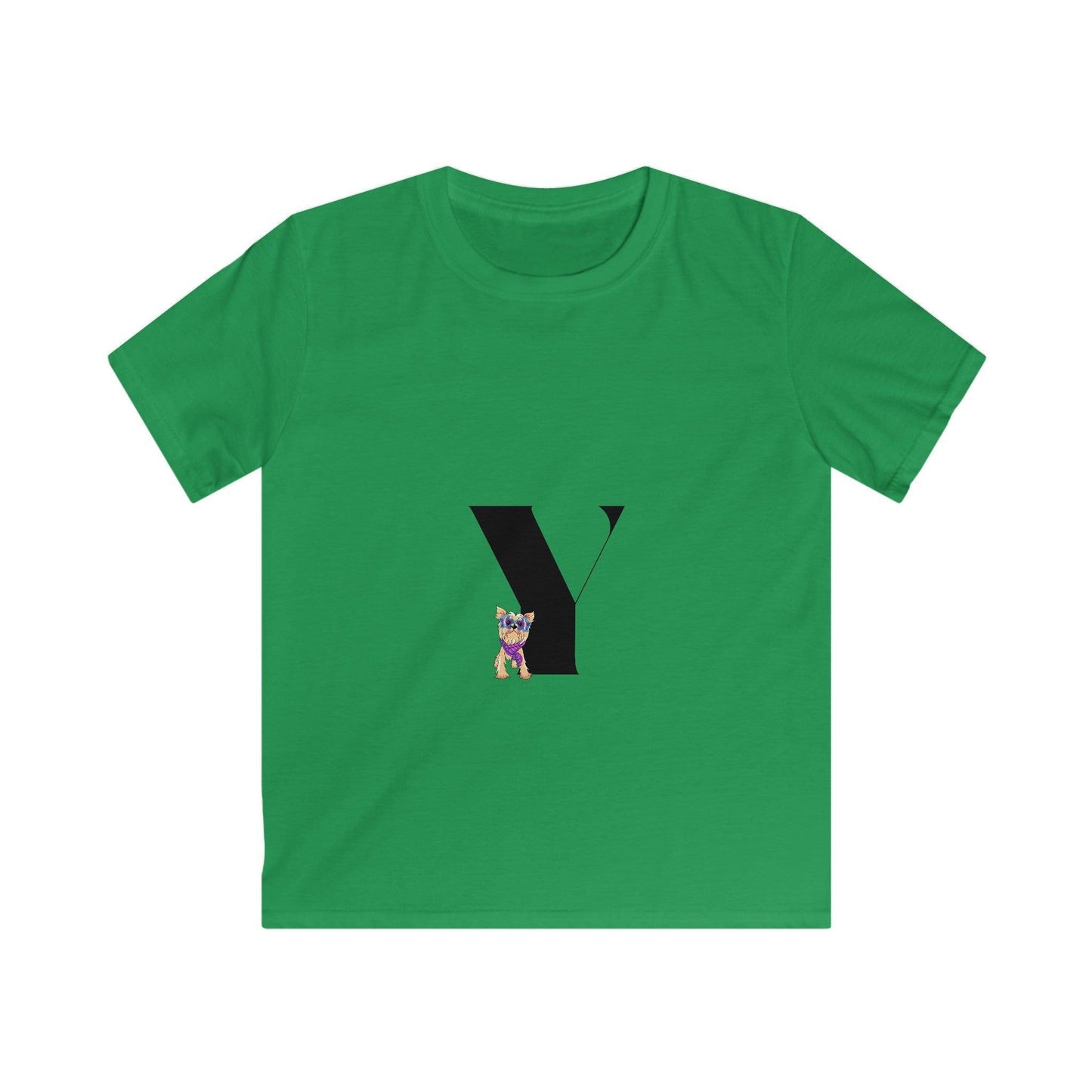 Alphabet Adventures: Letter Y - Yorkie Youth T-Shirt - Whippie's