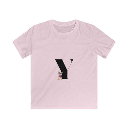 Alphabet Adventures: Letter Y - Yorkie Youth T-Shirt - Whippie's
