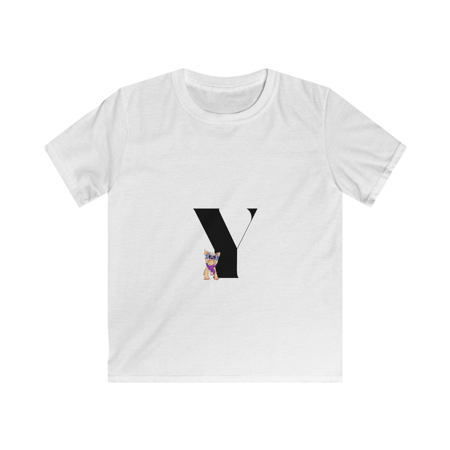 Alphabet Adventures: Letter Y - Yorkie Youth T-Shirt - Whippie's