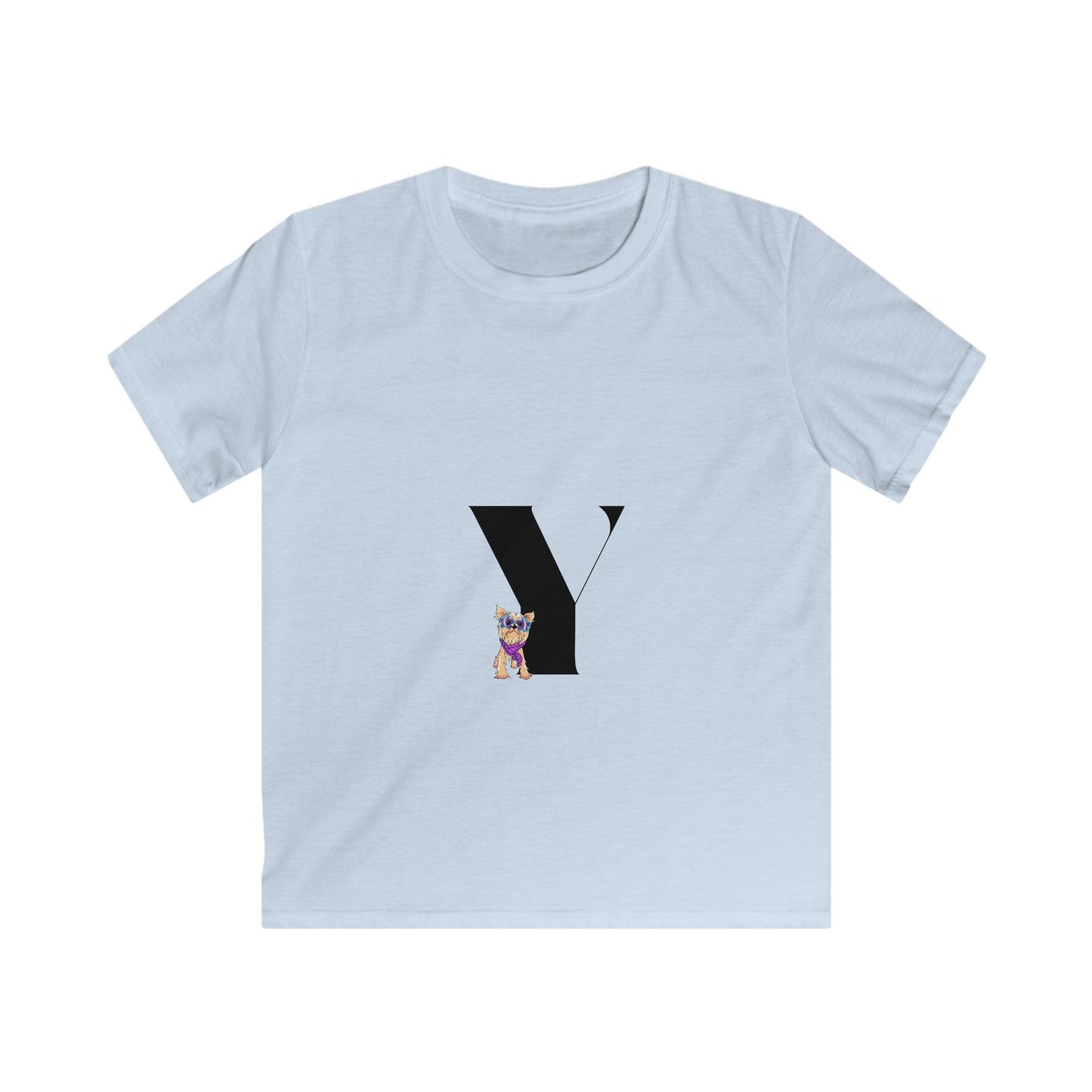 Alphabet Adventures: Letter Y - Yorkie Youth T-Shirt - Whippie's