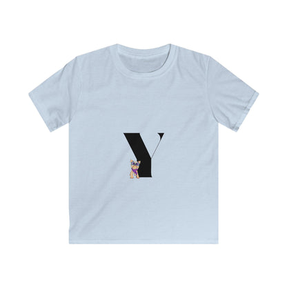Alphabet Adventures: Letter Y - Yorkie Youth T-Shirt - Whippie's