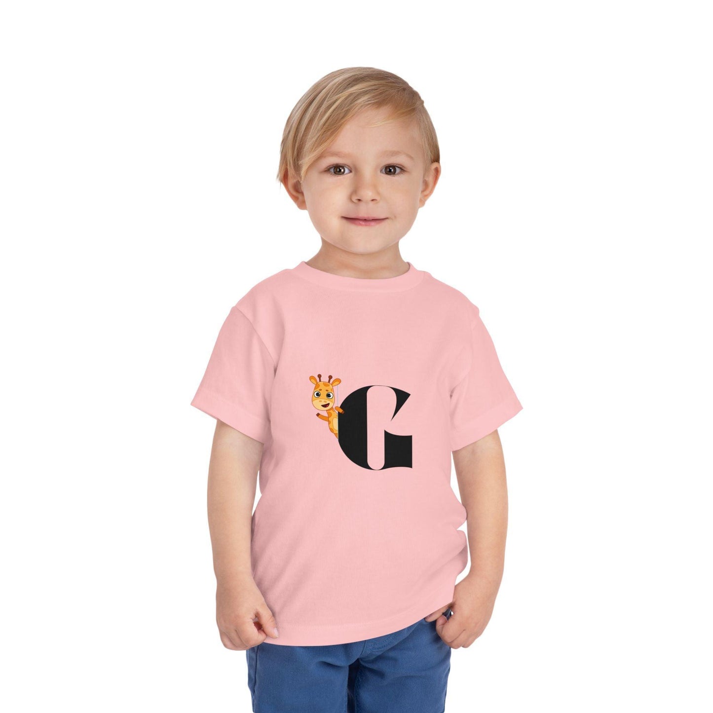 Alphabet Adventures: Letter G - Giraffe Toddler T-shirt - Whippie's