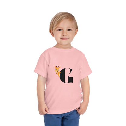 Alphabet Adventures: Letter G - Giraffe Toddler T-shirt - Whippie's