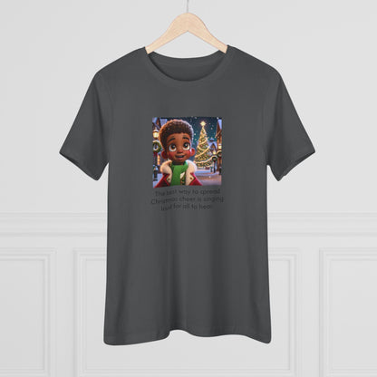 Caroler - Christmas Cheer - Younger BH Boy - Women's Tee - Whippie's