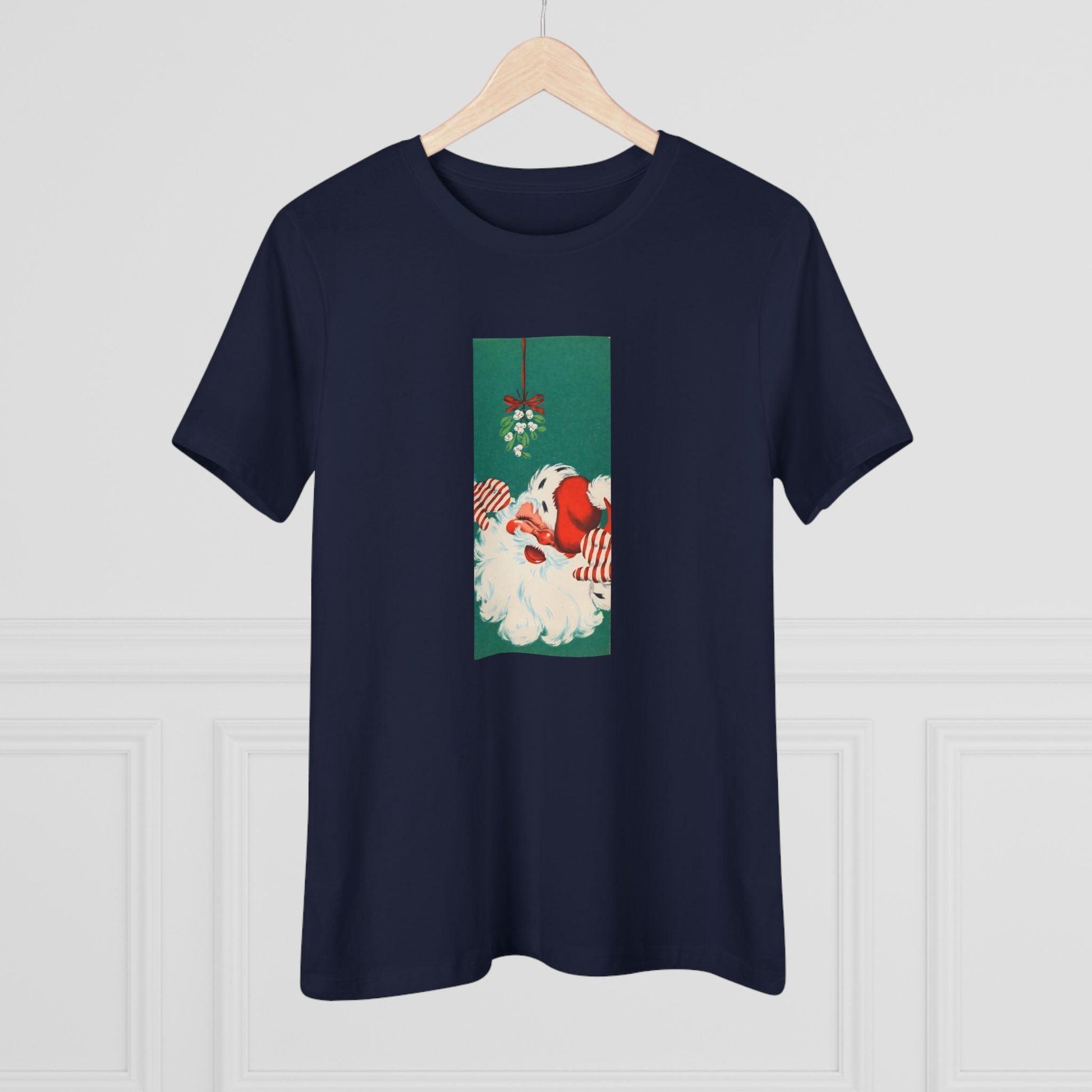 Santa Mistletoe Kisses - Women's Tee - Whippie's