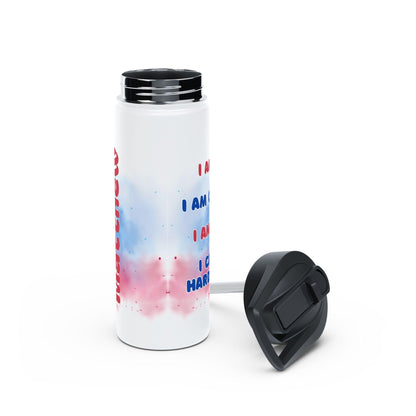 I Can Do Hard Things Stainless Steel Water Bottle - Personalizable - Whippie's