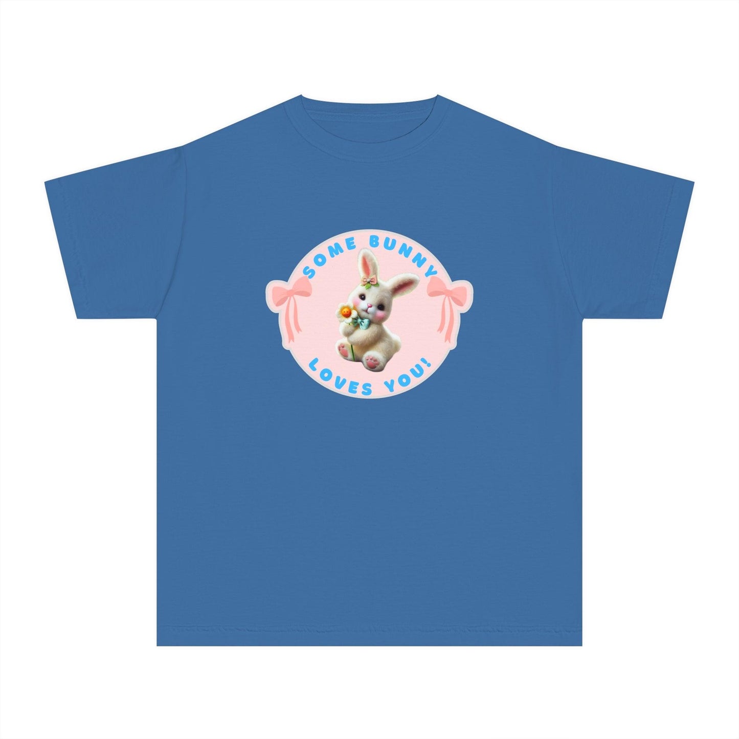 Some Bunny Loves You Youth Midweight Tee - Hop into Easter with Adorable Style! 🐰💖 - Whippie's